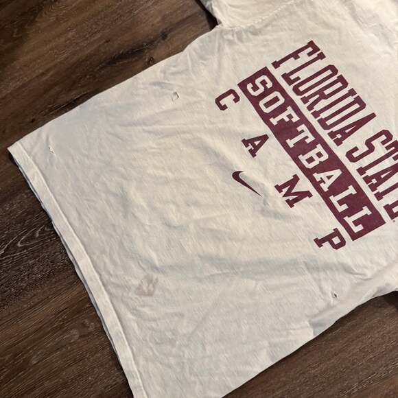 men’s vintage nike FSU softball camp tee - Picture 6 of 6